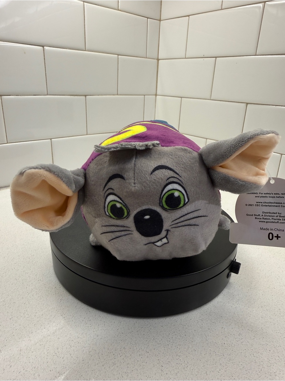 Chuck E Cheese Mascot Plush NWT - Discontinued Toy